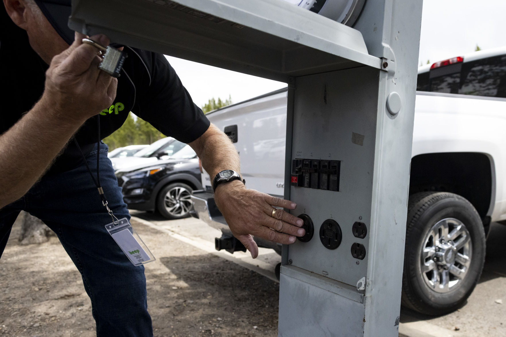 Yellowstone electric automated shuttles
